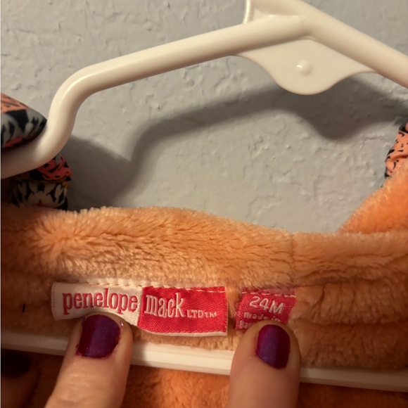 Pink blue and yellow quilted pattern puffer jacket, 24 months - Picture 5 of 10